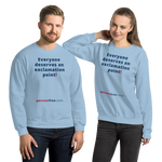 Everyone deserves an exclamation point! - Unisex Freedom Sweatshirt 