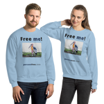 Free me! - marabou stork - Unisex Freedom Sweatshirt 