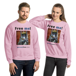 Free me! - red-tailed monkey in a cage - Unisex Freedom Sweatshirt 