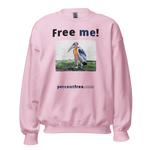 Free me! - marabou stork - Unisex Freedom Sweatshirt 