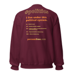 Unisex Front-and-Back Politics Sweatshirt - 