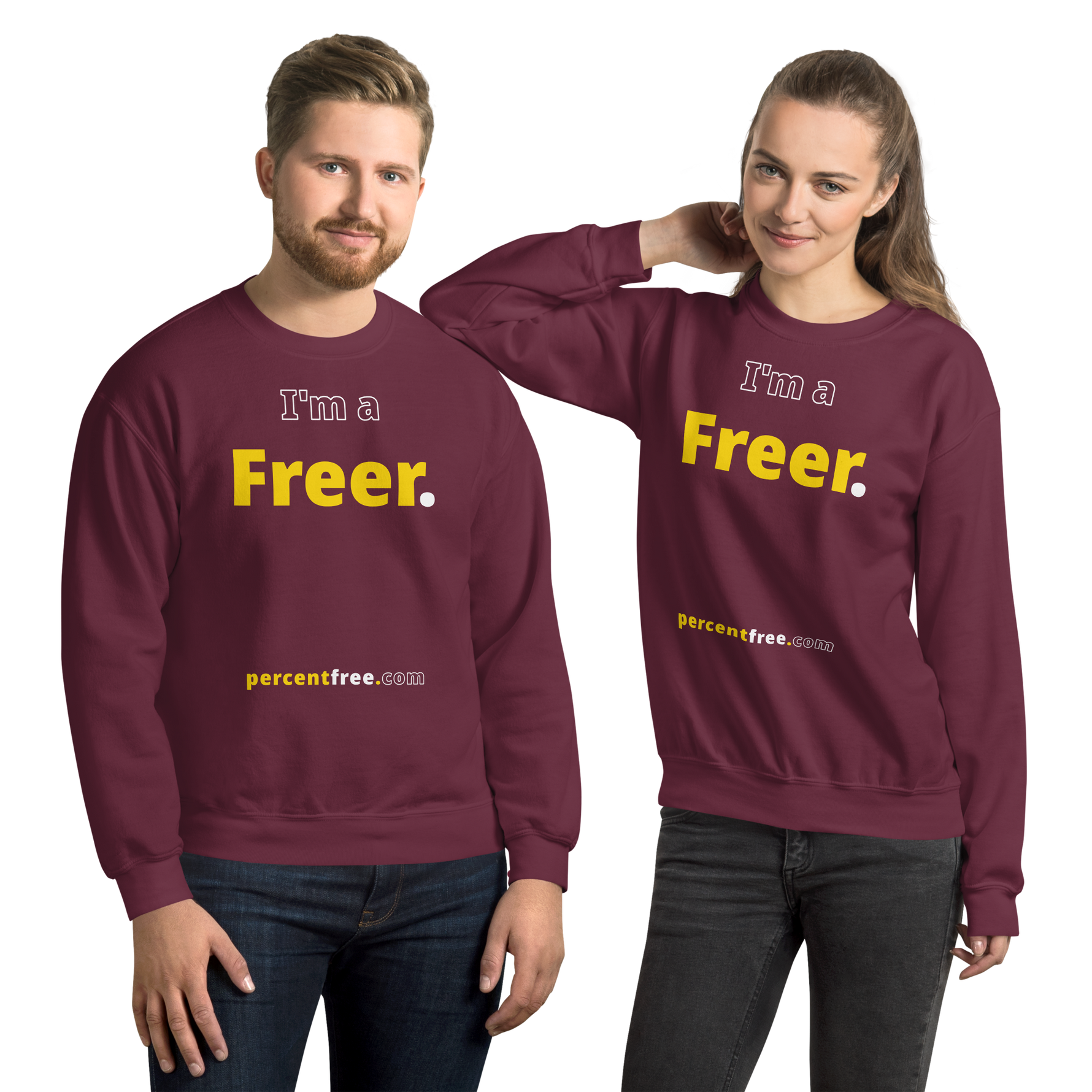 I'm a Freer. - Unisex Freedom Sweatshirt 