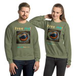 Free me! - frog eye- Unisex Freedom Sweatshirt 