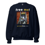 Free me! - red-tailed monkey in a cage - Unisex Freedom Sweatshirt 