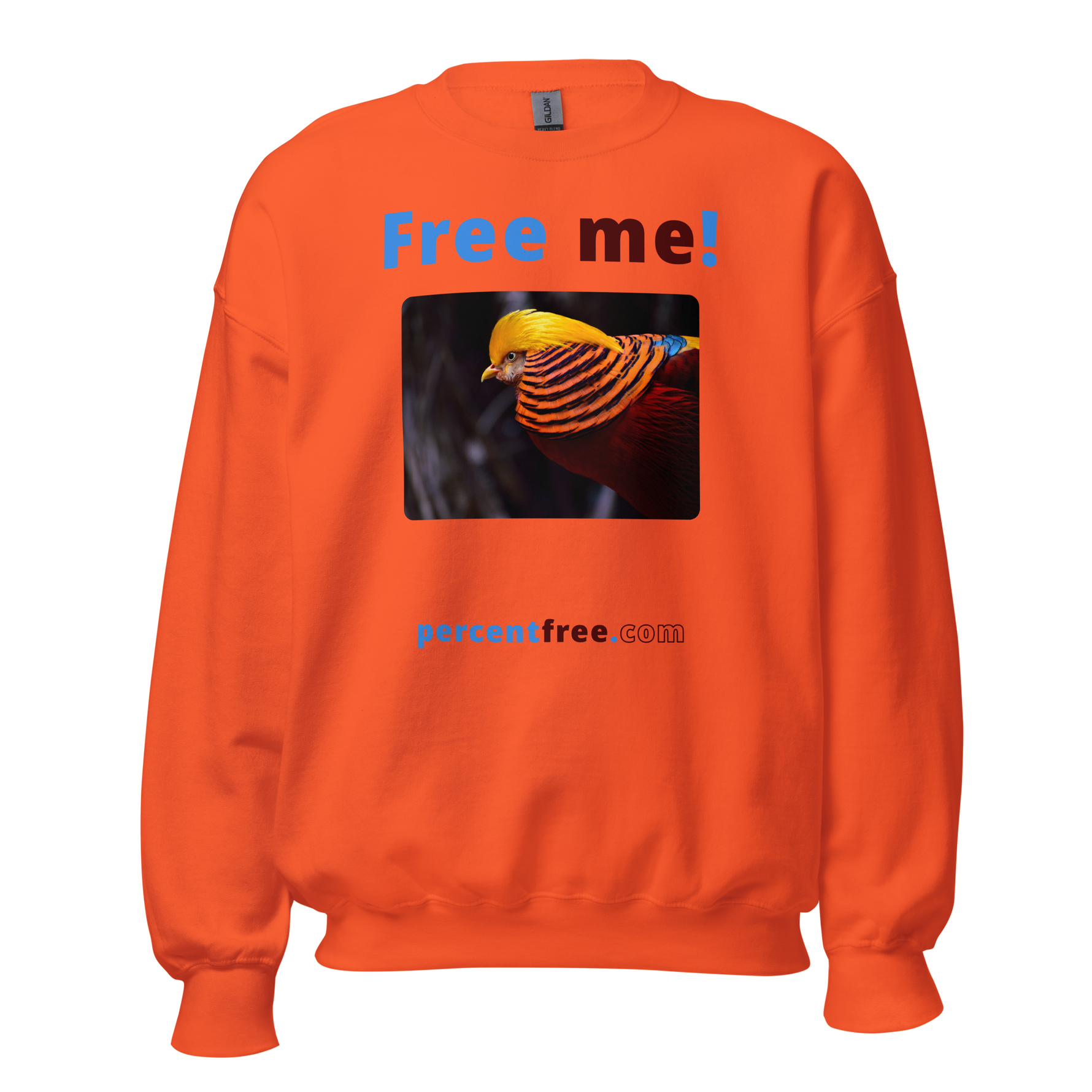 Free me! - golden pheasant - Unisex Freedom Sweatshirt 