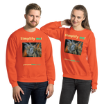 Simplify me! - insect covered with dew - Unisex Simple Sweatshirt 