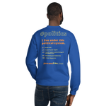 Unisex Front-and-Back Politics Sweatshirt - 