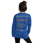 Unisex Front-and-Back Politics Sweatshirt - 