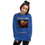 Unisex Front-and-Back Politics Sweatshirt - Politics me! - golden pheasant 