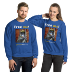 Free me! - red-tailed monkey in a cage - Unisex Freedom Sweatshirt 