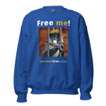 Free me! - red-tailed monkey in a cage - Unisex Freedom Sweatshirt 
