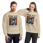 Free me! - red-tailed monkey in a cage - Unisex Freedom Sweatshirt 