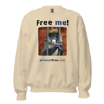 Free me! - red-tailed monkey in a cage - Unisex Freedom Sweatshirt 