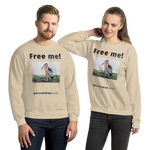 Free me! - marabou stork - Unisex Freedom Sweatshirt 