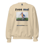 Free me! - marabou stork - Unisex Freedom Sweatshirt 