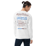 Unisex Front-and-Back Politics Sweatshirt - 