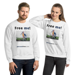 Free me! - marabou stork - Unisex Freedom Sweatshirt 