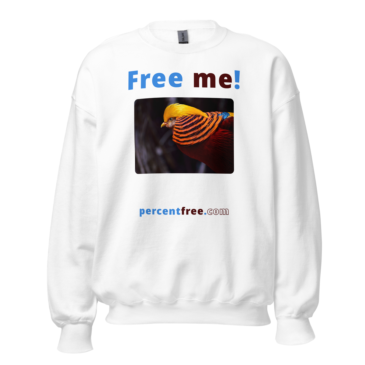 Free me! - golden pheasant - Unisex Freedom Sweatshirt 