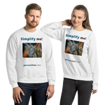 Simplify me! - insect covered with dew - Unisex Simple Sweatshirt 