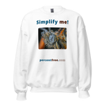 Simplify me! - insect covered with dew - Unisex Simple Sweatshirt 