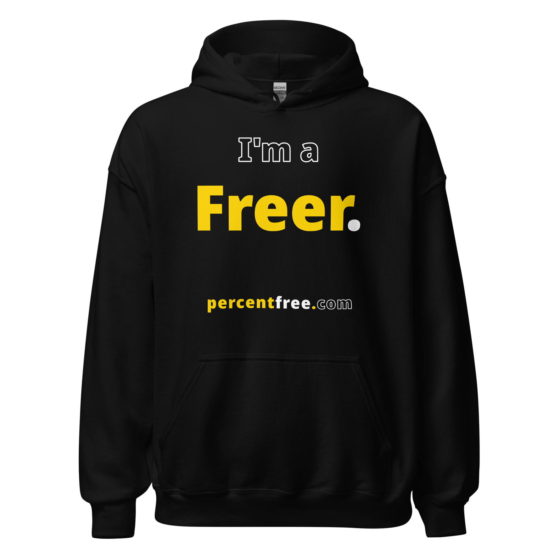 I'm a Freer. - Unisex Freedom Hoodie #black