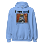 Free me! - red-tailed monkey in a cage - Unisex Freedom Hoodie 