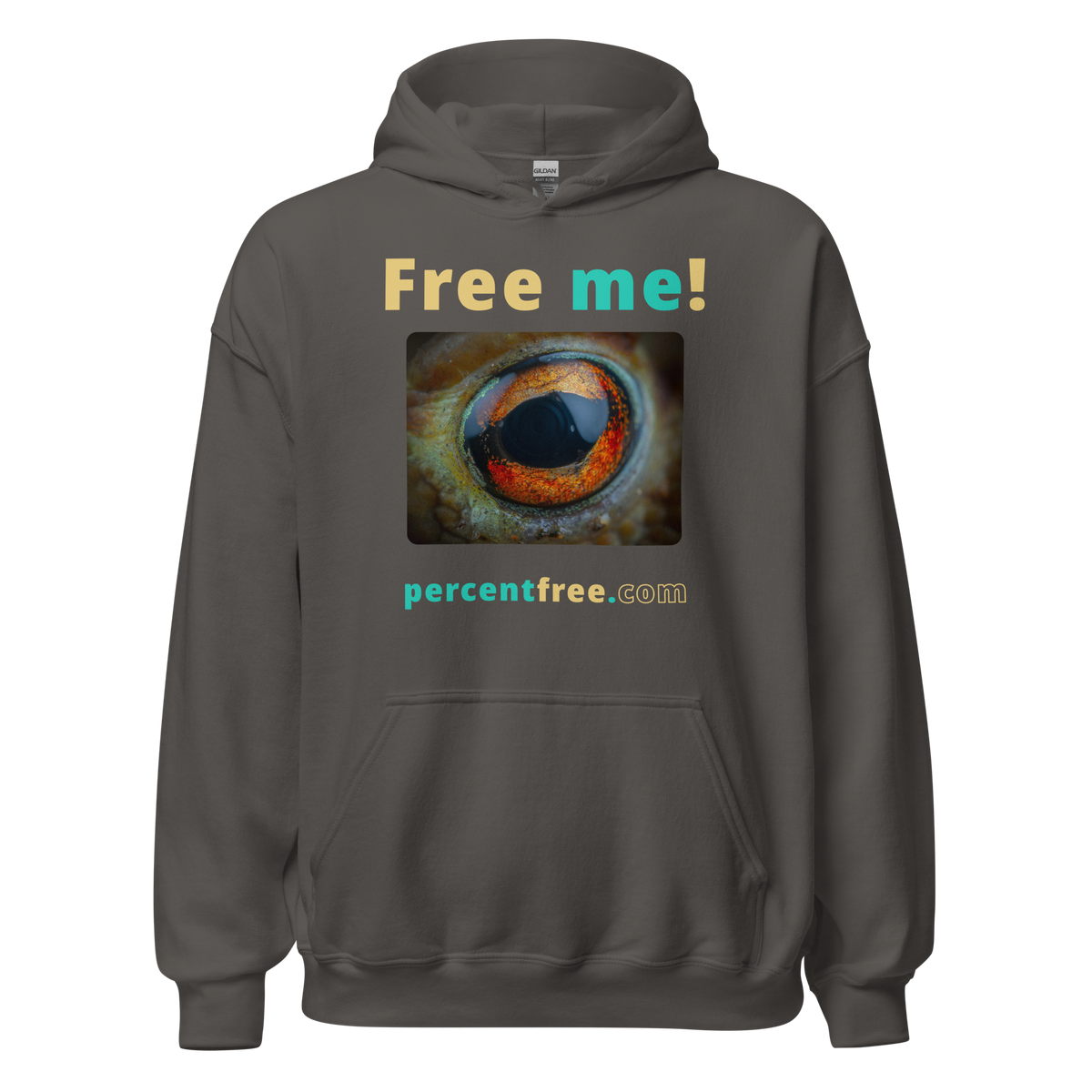 Free me! - frog eye - Unisex Freedom Hoodie 