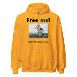 Free me! - marabou stork - Unisex Freedom Hoodie 