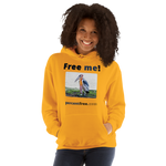 Free me! - marabou stork - Unisex Freedom Hoodie 
