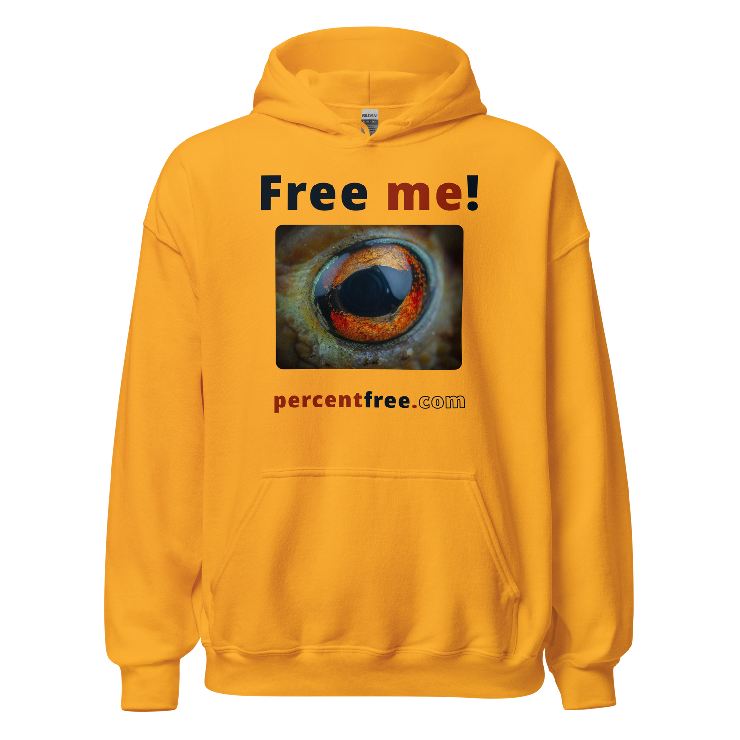 Free me! - frog eye - Unisex Freedom Hoodie 