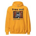Free me! - red-tailed monkey in a cage - Unisex Freedom Hoodie 