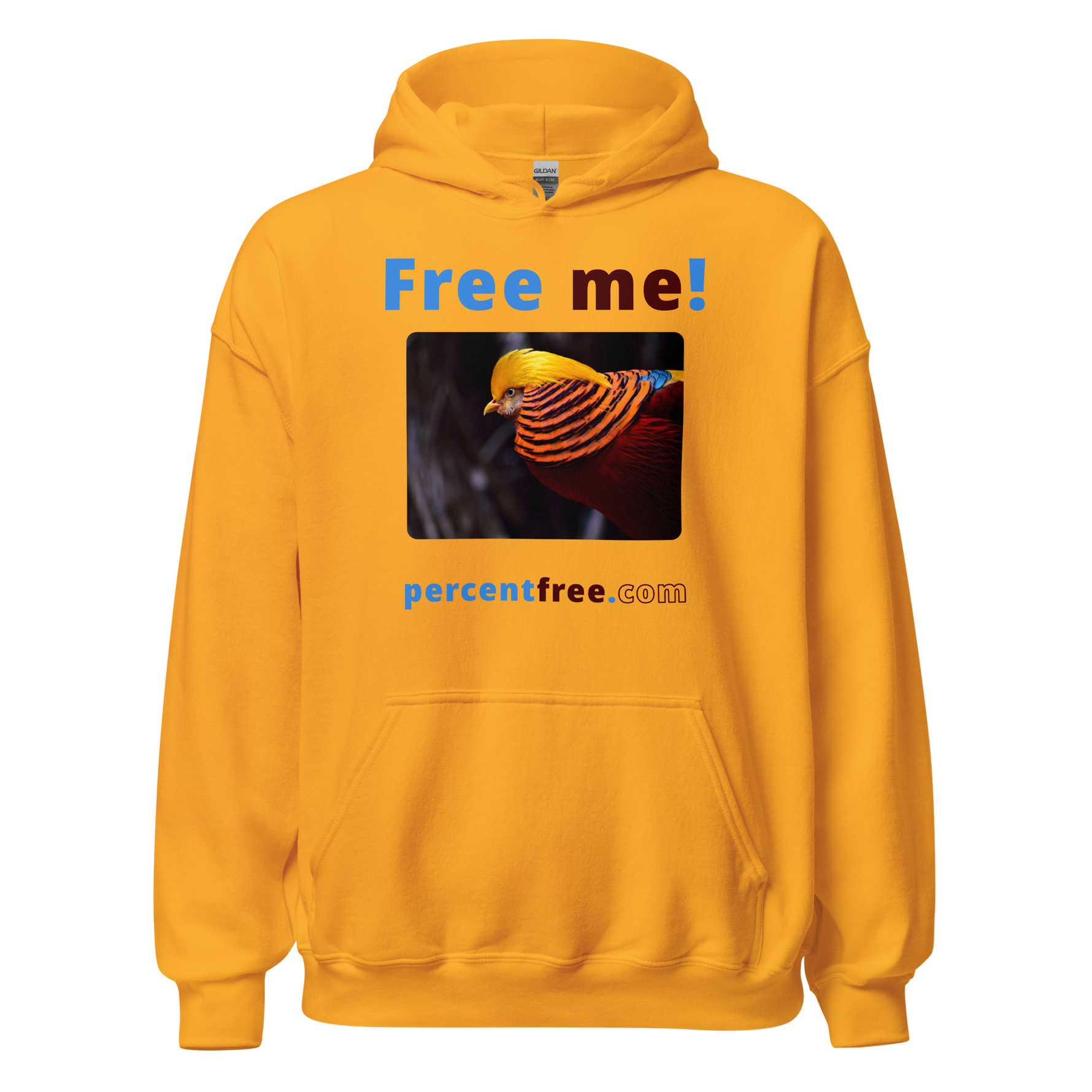 Free me! - golden pheasant - Unisex Freedom Hoodie 