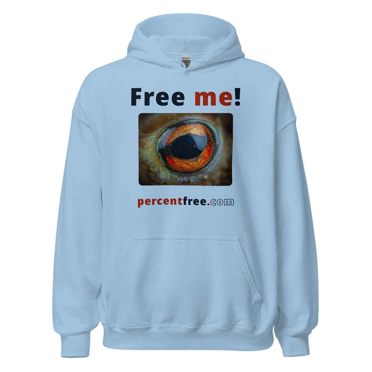 Free me! - frog eye - Unisex Freedom Hoodie 