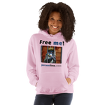 Free me! - red-tailed monkey in a cage - Unisex Freedom Hoodie 