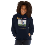 Free me! - marabou stork - Unisex Freedom Hoodie 