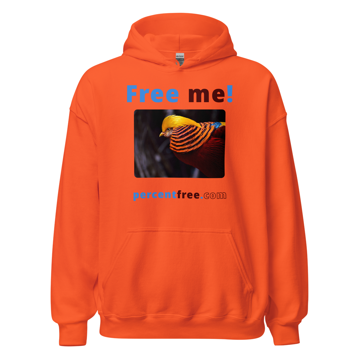 Free me! - golden pheasant - Unisex Freedom Hoodie 