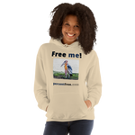 Free me! - marabou stork - Unisex Freedom Hoodie 
