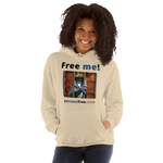 Free me! - red-tailed monkey in a cage - Unisex Freedom Hoodie 