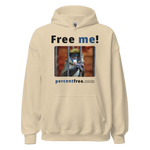 Free me! - red-tailed monkey in a cage - Unisex Freedom Hoodie 