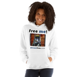 Free me! - red-tailed monkey in a cage - Unisex Freedom Hoodie 