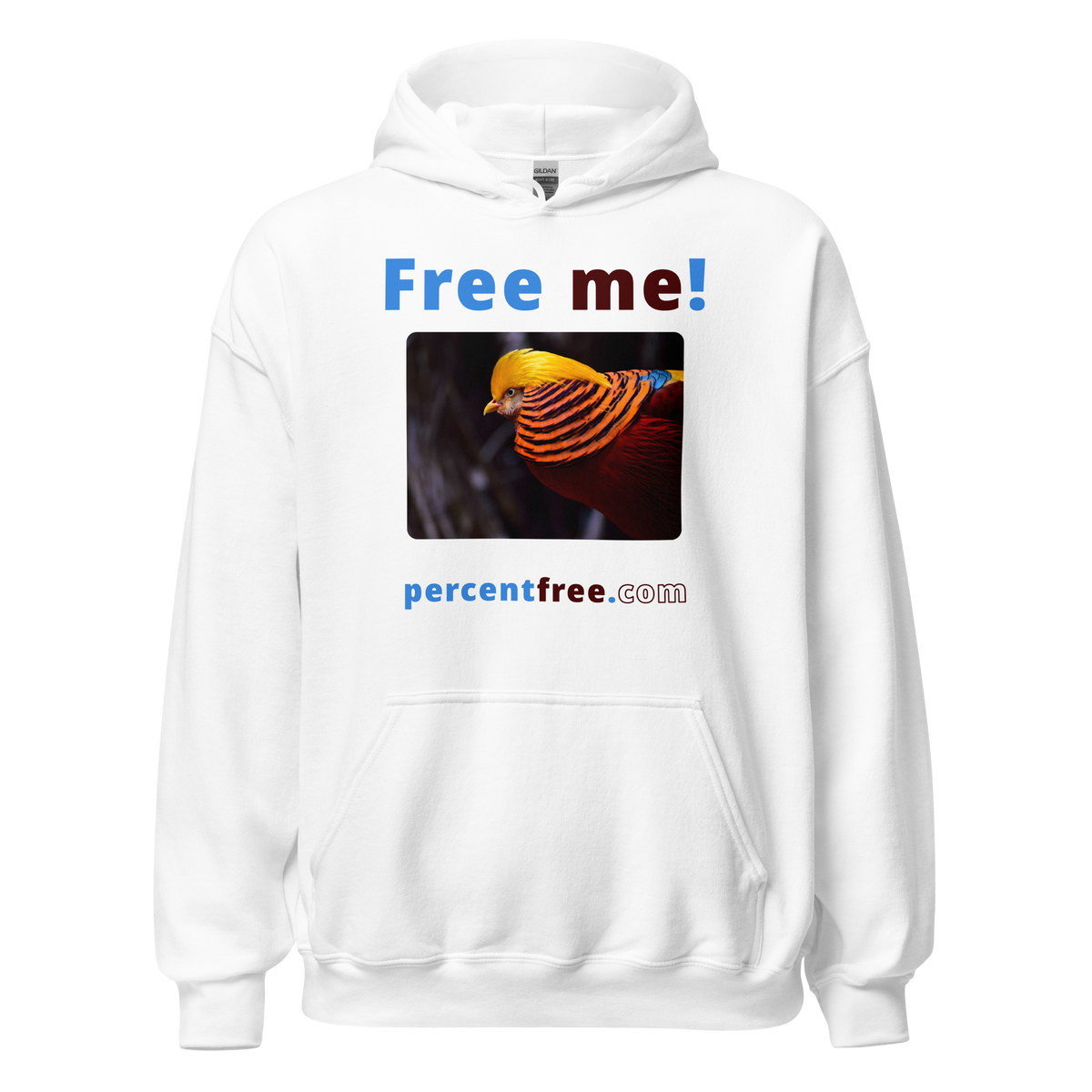 Free me! - golden pheasant - Unisex Freedom Hoodie 