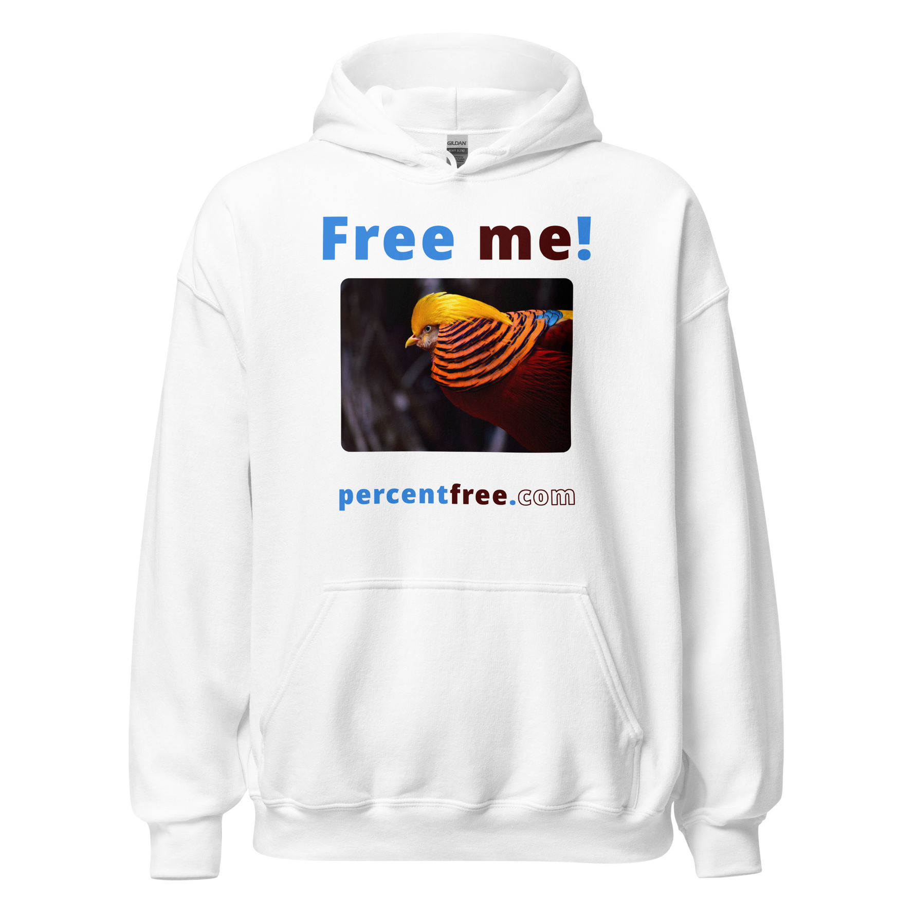 Free me! - golden pheasant - Unisex Freedom Hoodie 