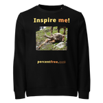 Inspire me! - Alpine ibex languishing - unisex organic freedom sweatshirt 