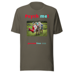 Unisex Psychology T-shirt - Psych me! - rhinoceros artwork made of recycled materials 