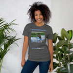 Unisex Freedom T-shirt - I procrastinate. - limpkin preening - 