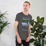Unisex Freedom T-shirt - I procrastinate. - limpkin preening - 