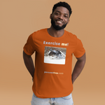 Exercise me! - king eider taking off - unisex freedom T-shirt 