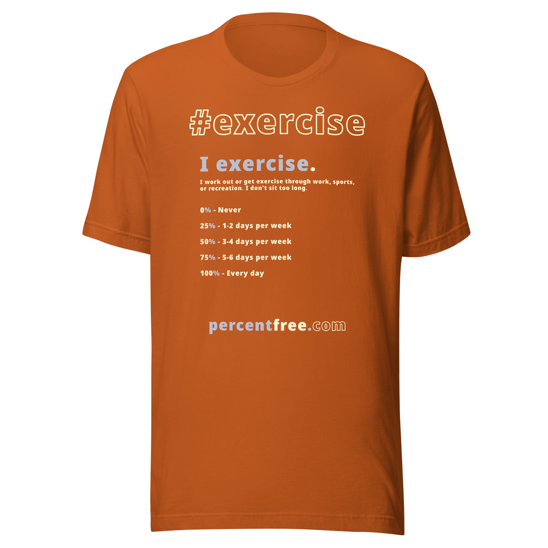 #exercise % Free Quiz question - Unisex Exercise T-shirt #autumn
