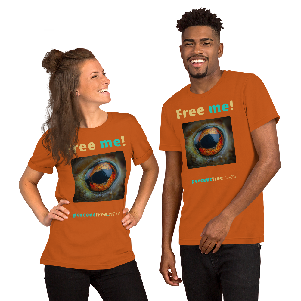 Free me! - frog eye - Unisex Freedom T-shirt 