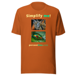 Unisex Simple T-shirt - Simplify me! - insect covered with dew - dogbane beetle 